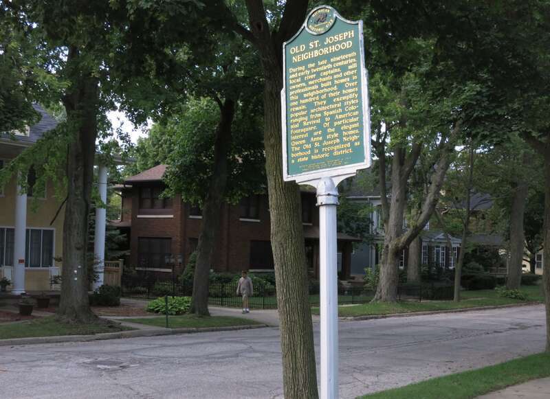 Old Saint Joseph Neighborhood Historical Marker