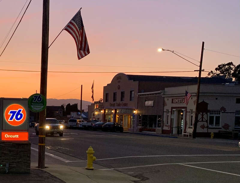 Old Town Orcutt, looking west on Clark Avenue