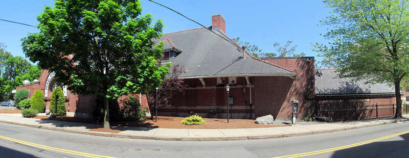 The former Pearl Street station, now a restaurant, in May 2012