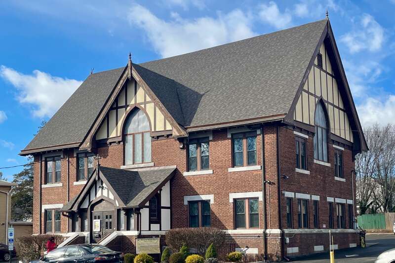 The Parish House of St. Peter's Episcopal Church in Perth Amboy, New Jersey.