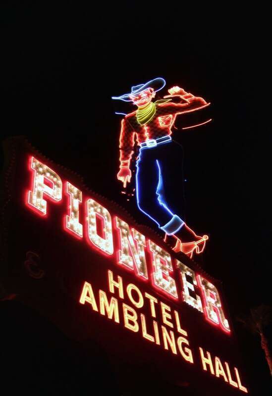 The Pioneer Gambling Hall along the Colorado River in Laughlin, Nevada