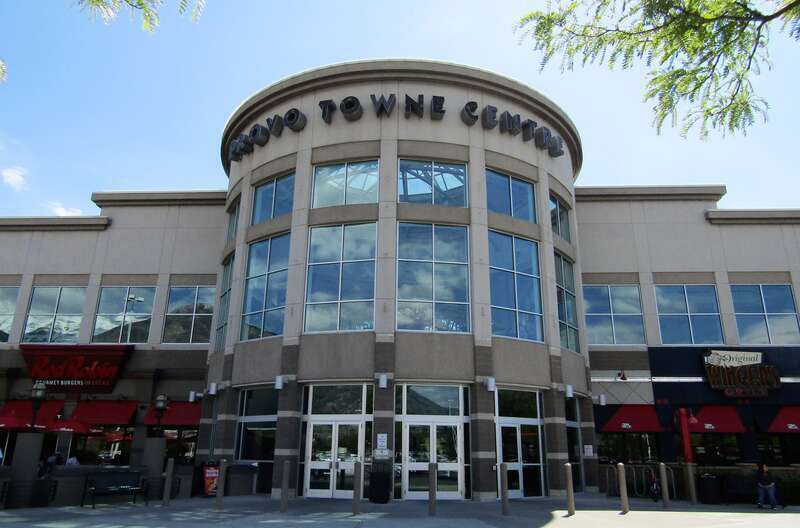 Shopping mall in southern Provo, Utah.