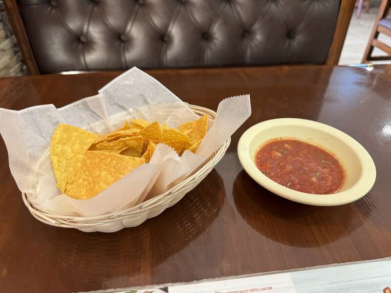 Chips and salsa at Puerto Vallarta, Greenwood, Indiana
