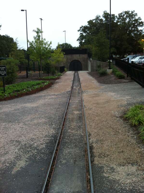 Pullen Park Childrens Railroad Oct 2013 Tunnel