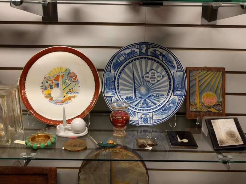 The Queens Museum building was the New York City Pavilion for the 1939 and 1964/1965 World's Fairs.
It is only fitting that the museum was have a display of items from the fairs.

These are items on permanent display from the 1939 World's Fair.