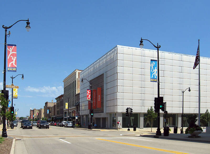 Racine Art Museum on Main Street, Racine, WI