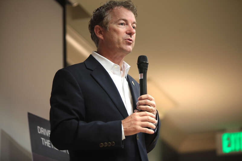 U.S. Senator Rand Paul speaking with supporters at a meet and greet at the Hilton Garden Inn in Council Bluffs, Iowa.
Please attribute to Gage Skidmore if used elsewhere.

All candidate or political action committees must obtain explicit permission