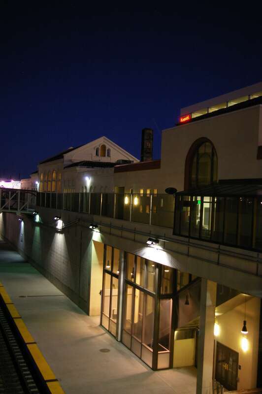 The Amtrak depot in Reno, Nevada
