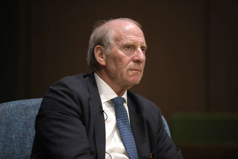 Former President of the Council on Foreign Relations Richard Haass speaking with attendees at an event at the Walton Center for Planetary Health at Arizona State University in Tempe, Arizona.

Please attribute to Gage Skidmore if used elsewhere.