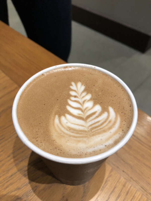 Rosetta latte art