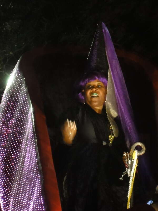Ruby Bridges rides in the Muses Parade, New Orleans Mardi Gras.