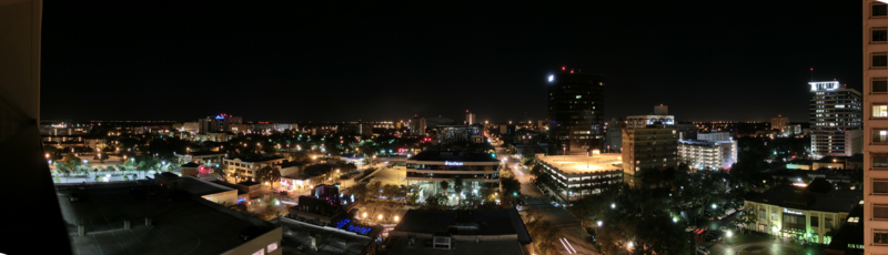View looking West from McNulty Lofts towards Tropicana Field and I-275 from downtown.