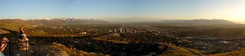 Salt Lake City Panorama from Ensign Peak