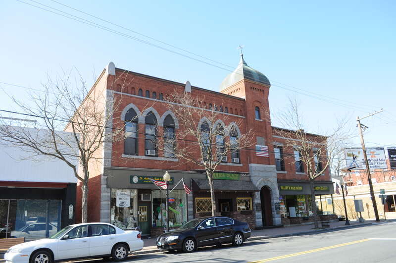 135 Main Street, Seymour, Connecticut. Part of the Downtown Seymour Historic District, which is listed on the National Register of Historic Places.