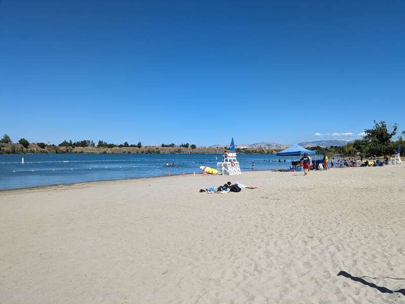 Shadow Cliffs Regional Recreation Area in Alameda County, California, United States.