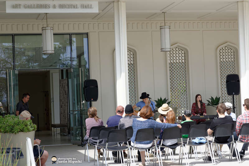 Shane Henry &amp; Maggie McClure performing live at the Brand Library &amp; Art Center in Glendale California on Sunday April 13th, 2014.