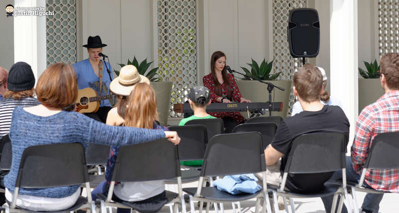 Shane Henry &amp; Maggie McClure performing live at the Brand Library &amp; Art Center in Glendale California on Sunday April 13th, 2014.