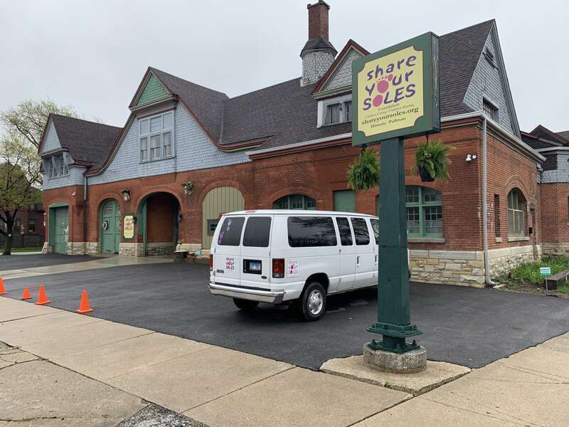 Street location of Share Your Soles.