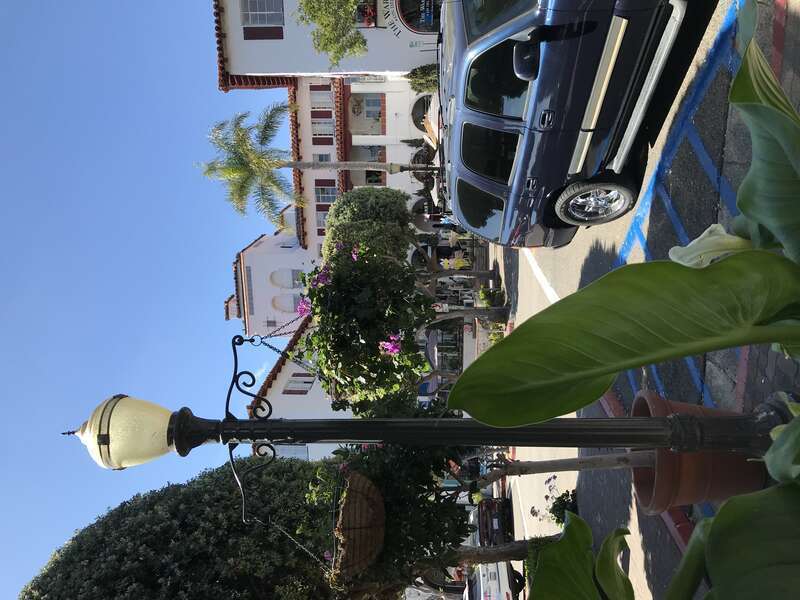 Seated for lunch on the patio of Sol Agave, this is the view of Avenida Del Mar in San Clemente.

115 Avenida del Mar, San Clemente, CA (United States)