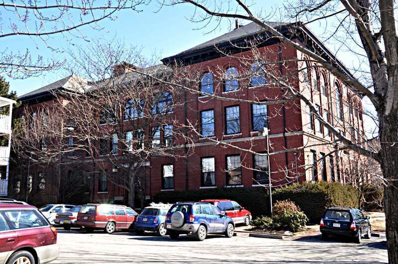 A photograph of the historic Martin W. Carr School in Somerville, Massachusetts.
