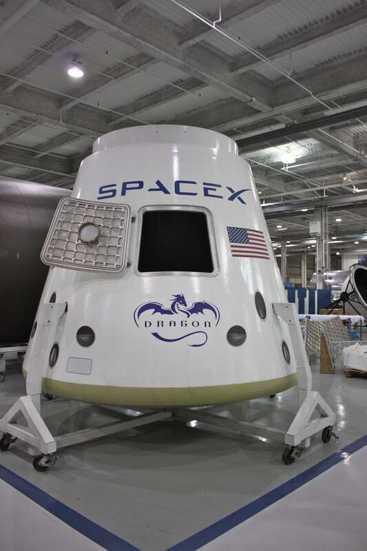 SpaceX's Dragon engineering model.