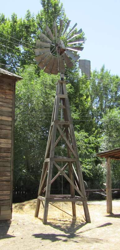 Windmill in the Spanish Fork Pioneer Park.