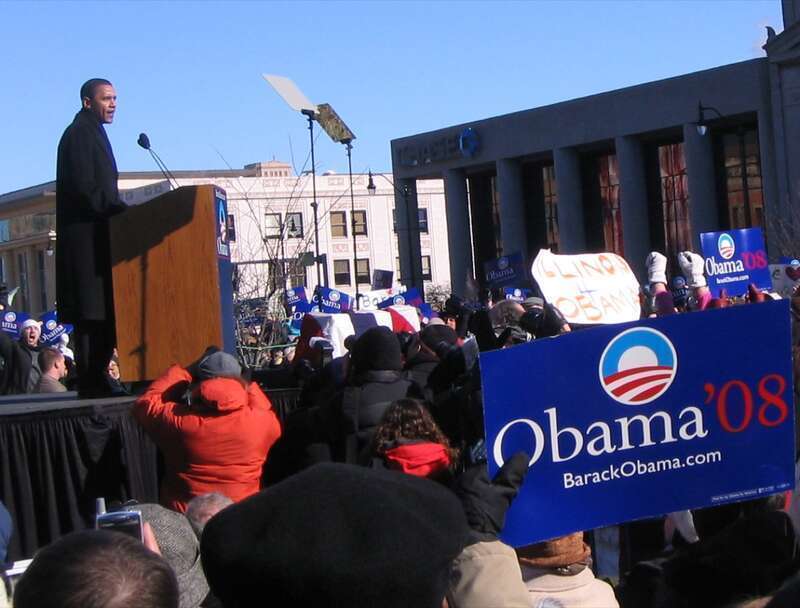 You can find videos and the full text of the speech online at <a href="http://www.barackobama.com">www.barackobama.com</a>.