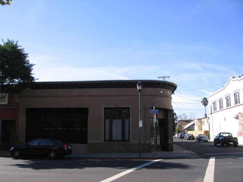 Building on the southwest corner of Main and Solano Streets in Suisun City, California, USA.