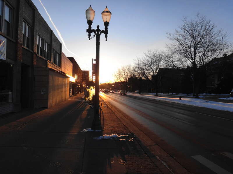 Photographed in downtown East Lansing, Michigan, this morning while I was waiting for a bus to downtown Lansing.