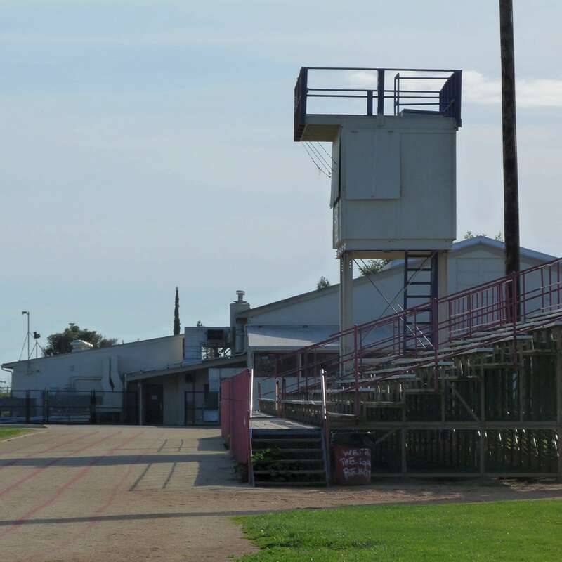 Sutter Middle School Folsom; track and grandstand