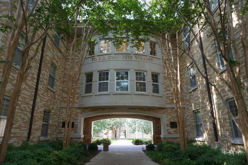 The Tom Brown/Pete Wright Residential Community on the campus of Texas Christian University in Fort Worth, Texas (United States).