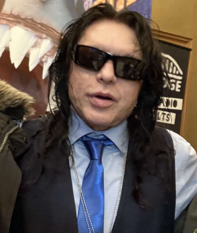 Tommy Wiseau close-up, taken at the North Park Theater in Buffalo where The Room and Big Shark was screened that day.