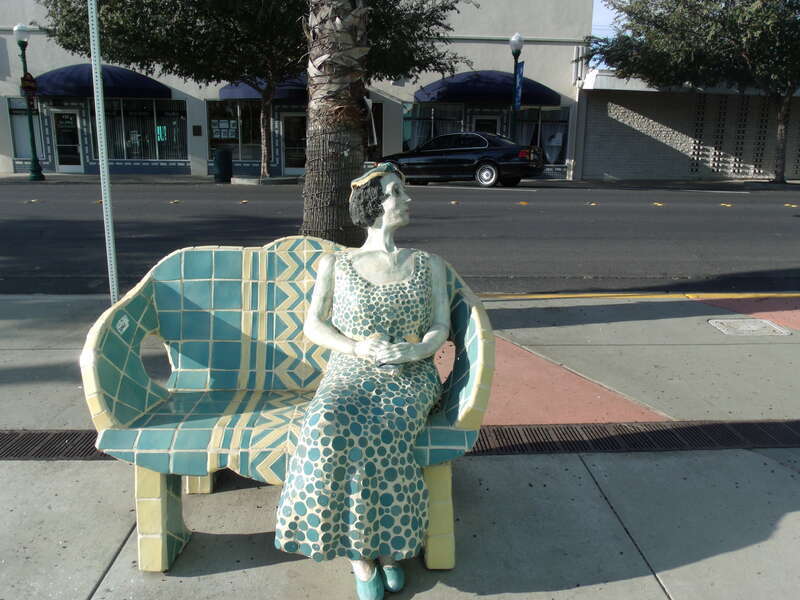 Tower Theater Statue Roseville California