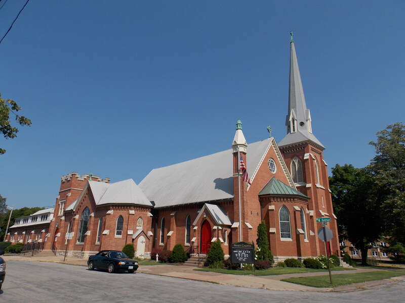 Trinity Church (Anglican) in Rock Island, Illinois.