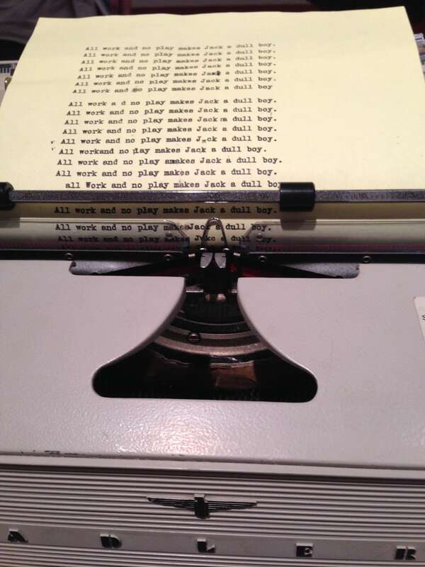 Stanley Kubrick exhibit at Los Angeles County Museum of Art.