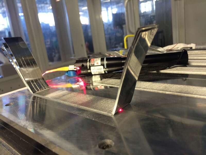 UAM example of embedding temperature sensitive components using a fiber optic cable.