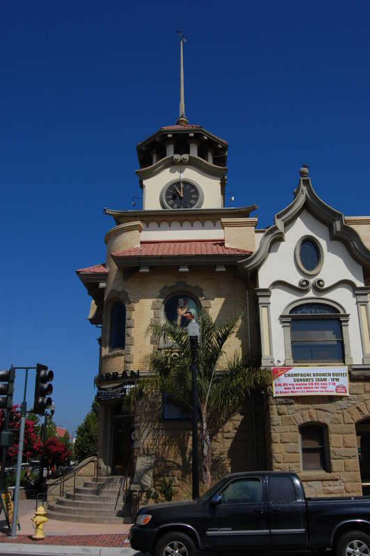 The original Gilroy City Hall. built in 1905. 7400 Monterey Street. Gilroy, California, United States.