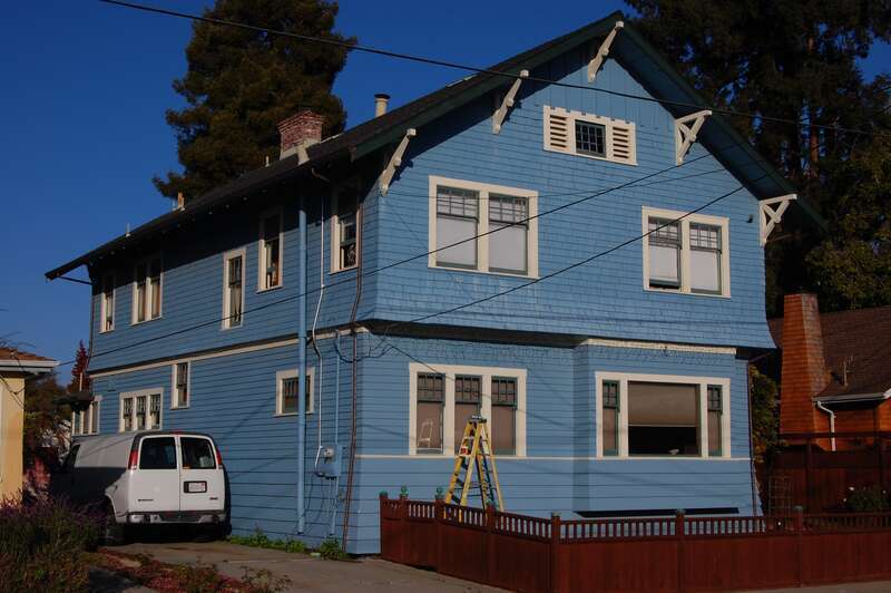Built in 1908. 1134 Laurel Street. Santa Cruz, California, USA