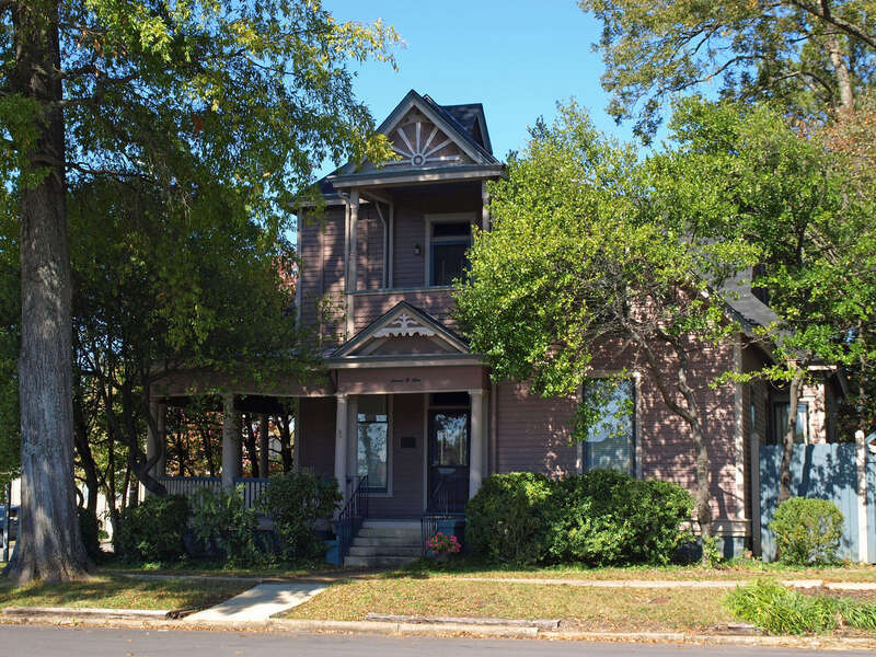 The Vaught House in Huntsville, Alabama, listed on the National Register of Historic Places.