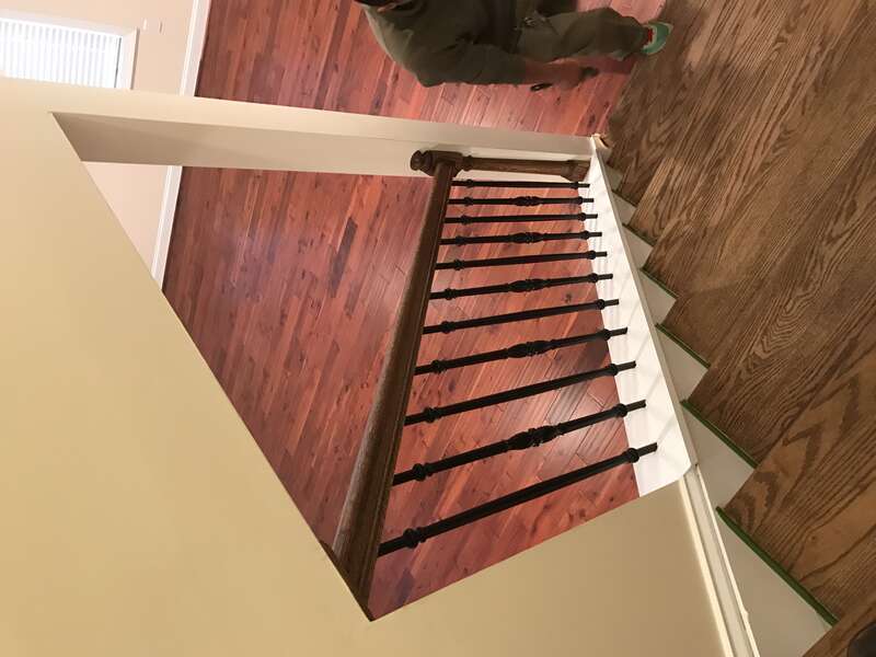 Iron balusters installed near East Clay Street in Richmond Va.