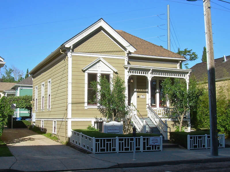 San Jose, California.  In the River Street Historic District, San Jose Historic Landmark No. 107.
