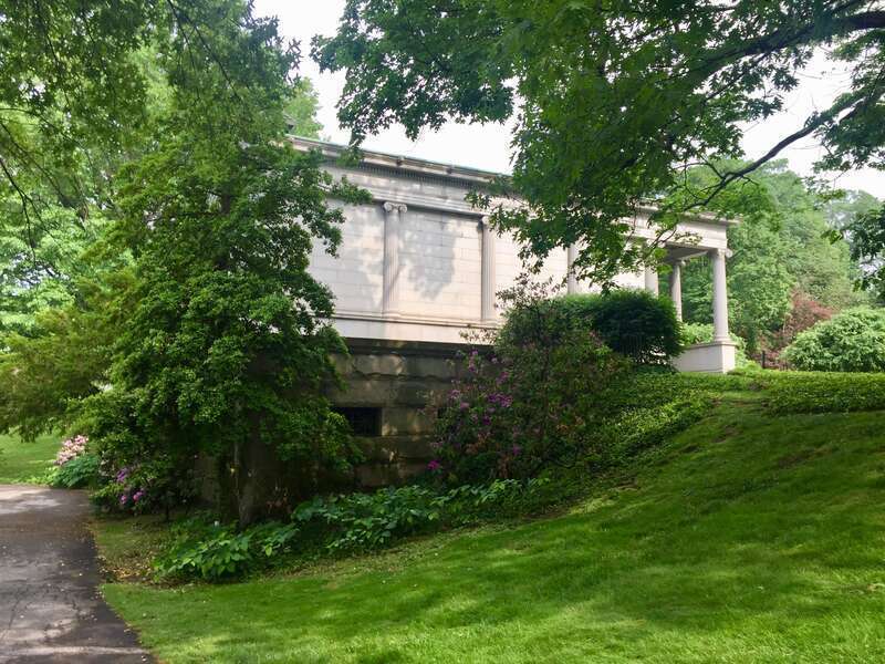 These mausoleums and tombs are all located in Lake View Cemetery, which is split between Cleveland and the suburban municipalities of Cleveland Heights and East Cleveland. The site of more than 104,000 burials, with approximately 700 additional
