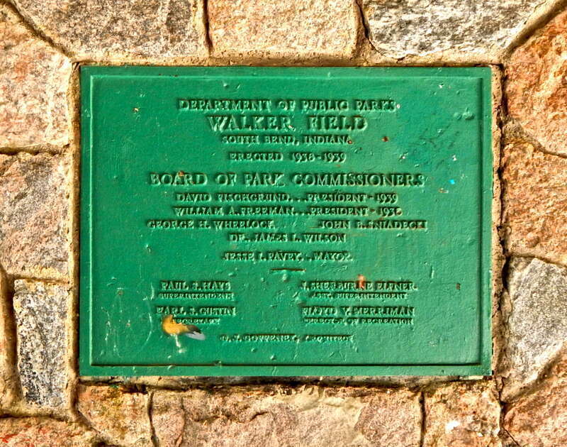 Walker Field Shelterhouse, 1305 Ewing Ave. South Bend