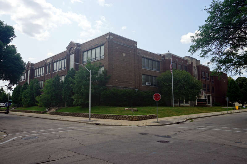 Horace Mann Elementary School in West Allis, Wisconsin (United States).