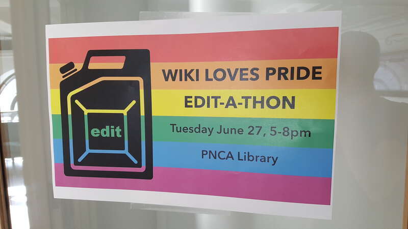 Wiki Loves Pride, PDX, 2017