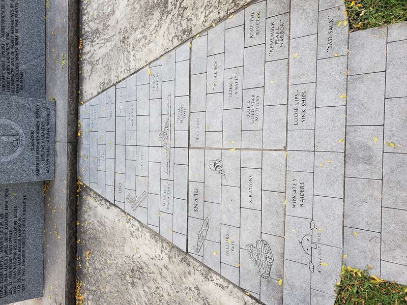 World War II memorial in St. Joseph, Michigan