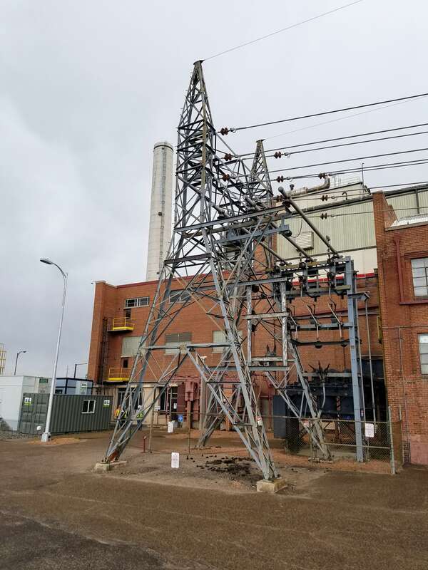 Zuni Generation Station, transmission towers