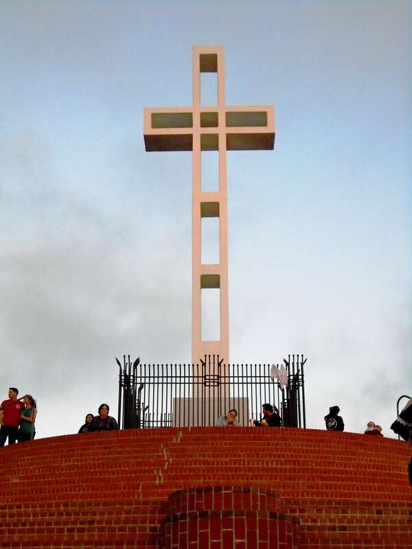 Mt. Soledad National Veterans Memorial is a prominent landmark located on top of Mount Soledad in the La Jolla neighborhood of San Diego, California.  A cross was first erected on the site in 1913; the present one - the third on the site -- dates