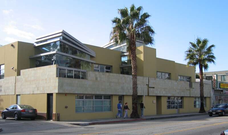 Abbot Kinney Blvd. in Venice, CA is filled with contemporary architecture. Note the accordion skylights.(post-?)Modern architecture