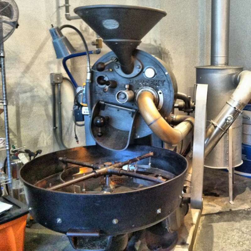 Antique Coffee Roaster from Panther Coffee